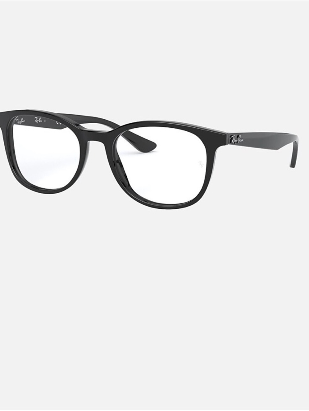 Ray-Ban Black Round-Aviator Optical Frame Only for Men/Unisex